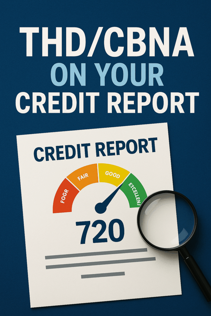 THD/CBNA on Your Credit Report: What You Need to Know